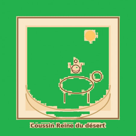 Coussin Reine du désert ismail