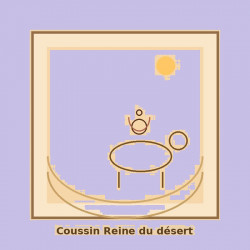 Coussin Reine du désert ismail